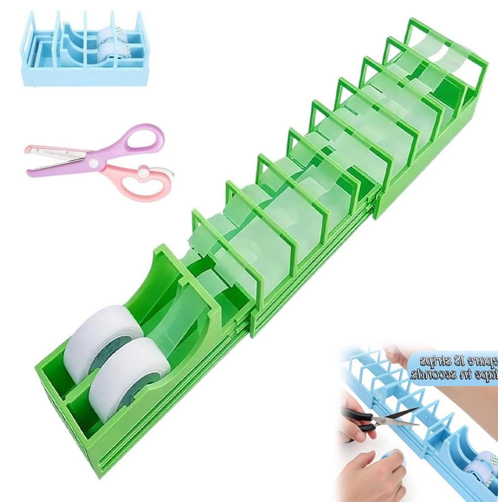 18 Strip Tape Dispenser, Portable Foldable Dual Roll Tape Dispenser - Green - 🔥BUY 2($14.99 Each) - image 11