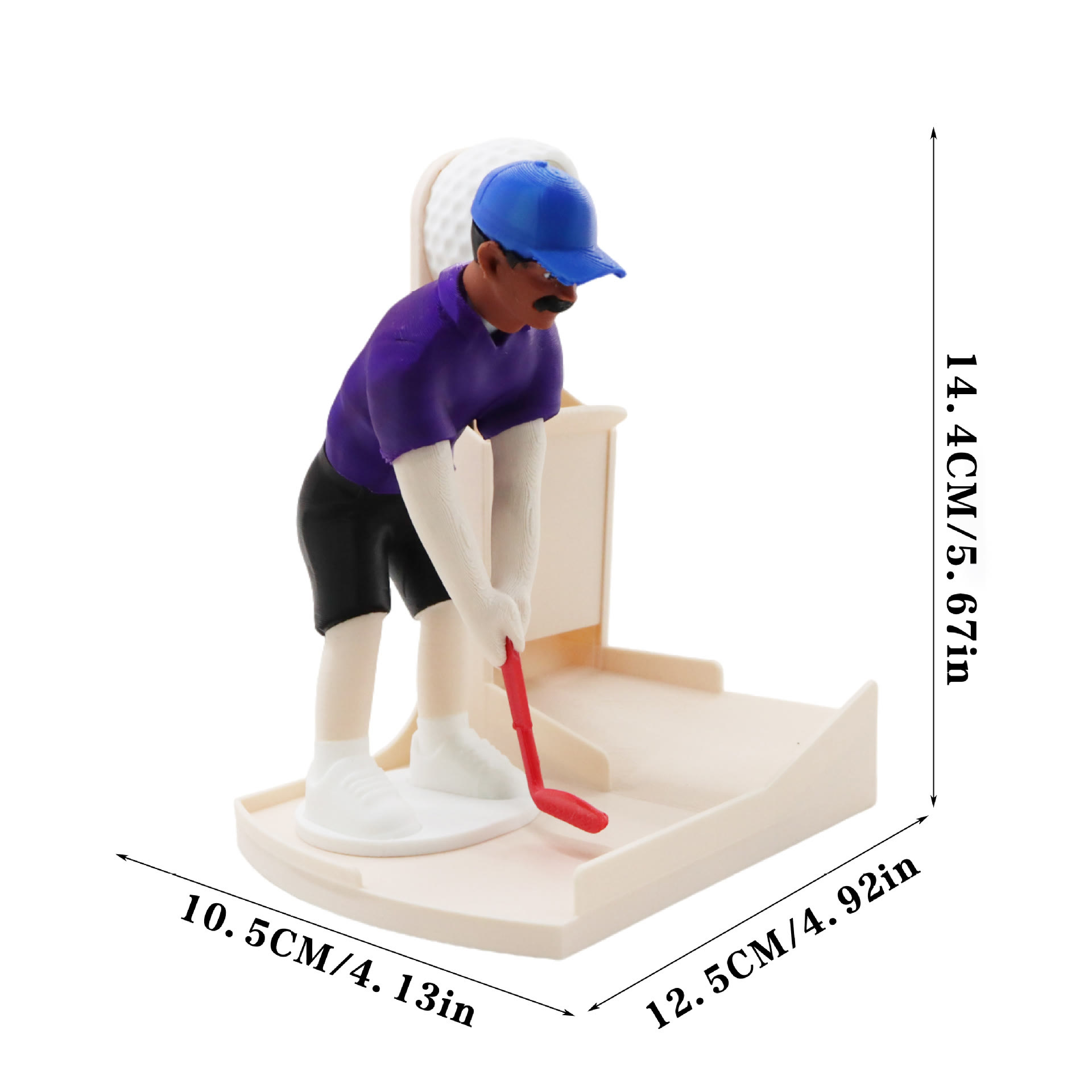 Novelty Golf Bottle Opener Freestanding Golfer Figurine Bottle Opener for Desktop, Openers|Collectibles - A - image 7