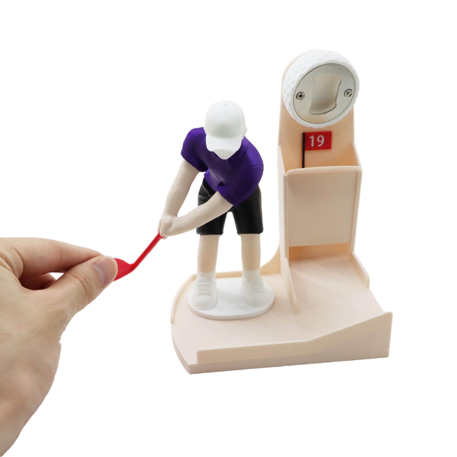 Novelty Golf Bottle Opener Freestanding Golfer Figurine Bottle Opener for Desktop, Openers|Collectibles - image 6