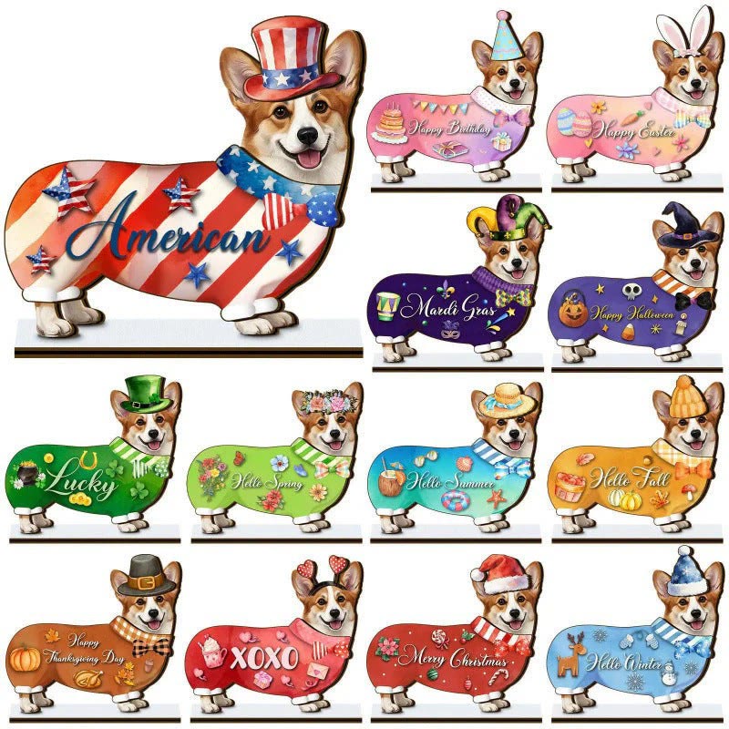 Interchangeable Cat Wooden Sign, Halloween Decor, Cute Pet Desk Ornament - L - image 21