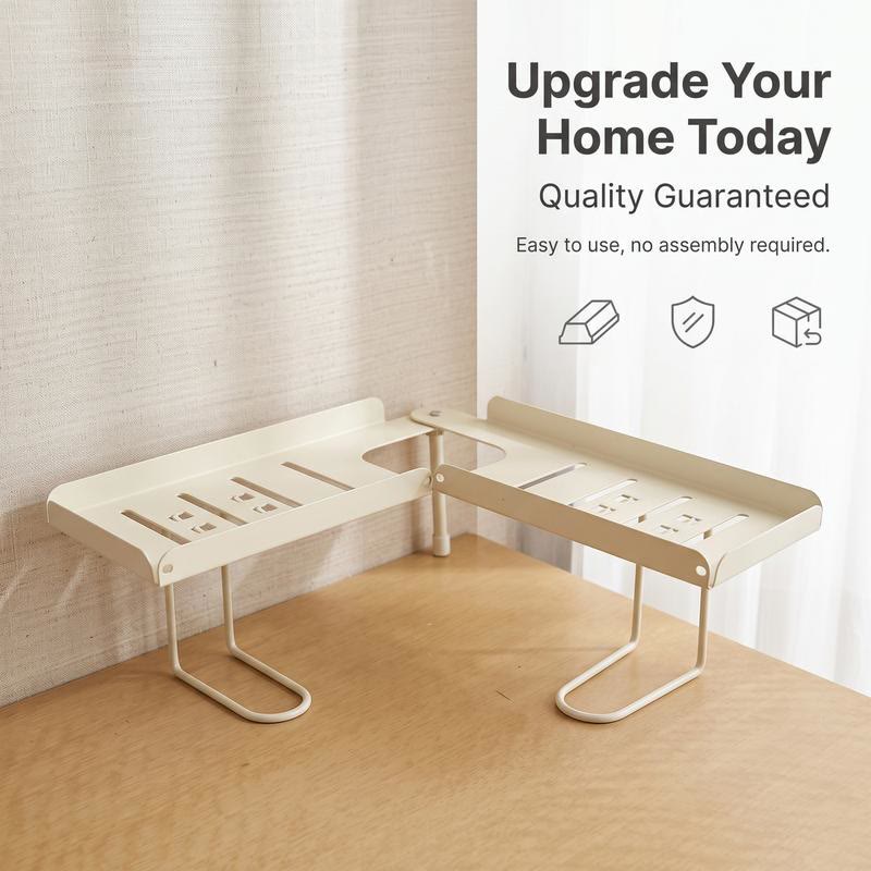 Foldable Over-Sink Organizer – No-Drill Carbon Steel Sink Storage Rack, Adjustable & Easy-Drain - image 3