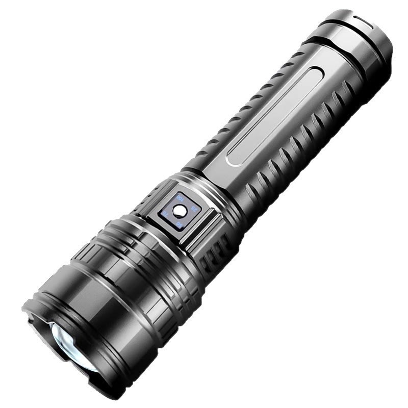 2-in-1 Rechargeable Flashlight Power Bank – Waterproof, Zoomable, USB Charging - image 11