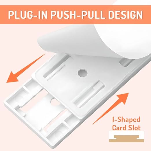 Adhesive Socket Holder – Punch-Free Wall Mount with Cable Organizer Clips - image 7