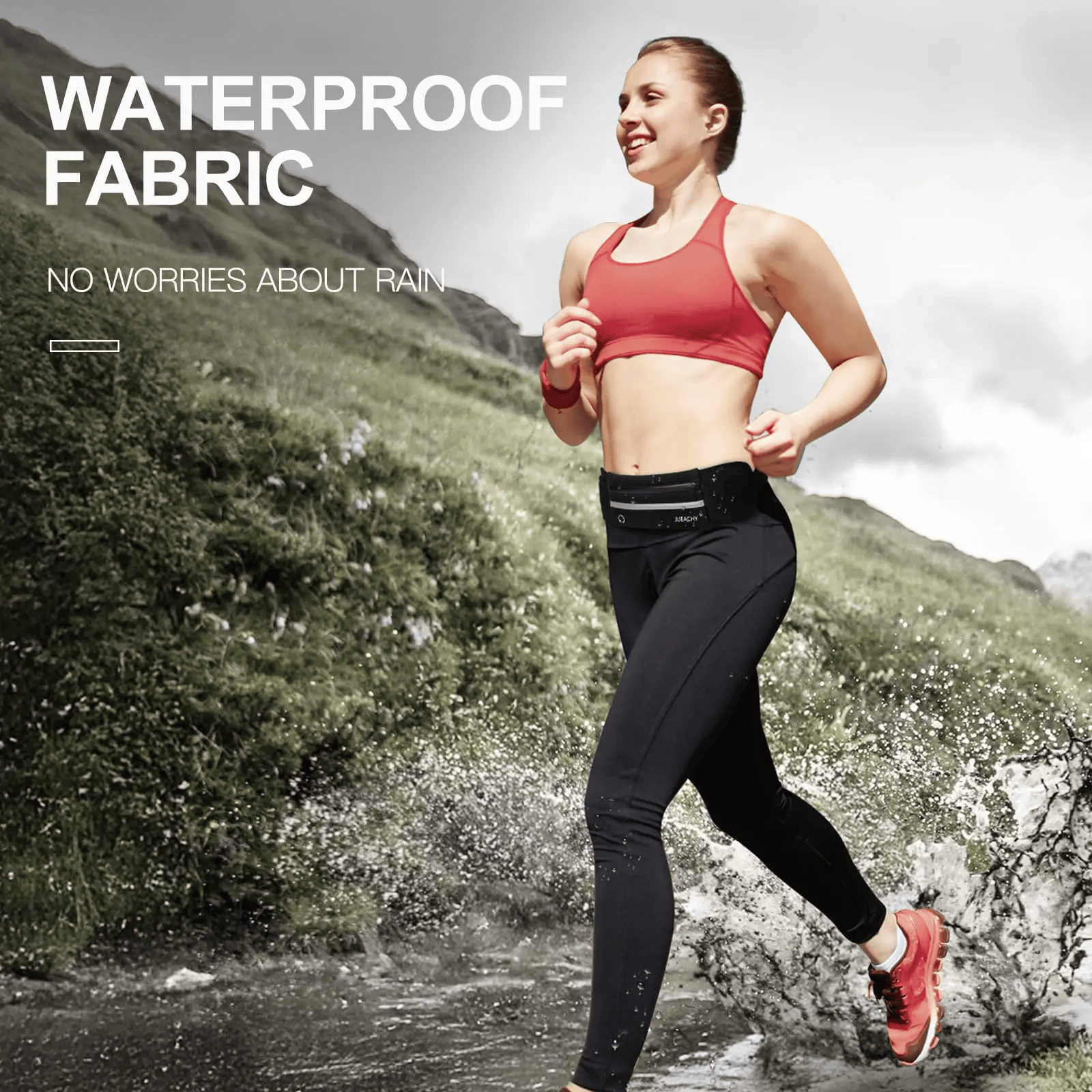 Unisex Sport Running Jogging Waist Belt - Waterproof, Adjustable Strap - image 12