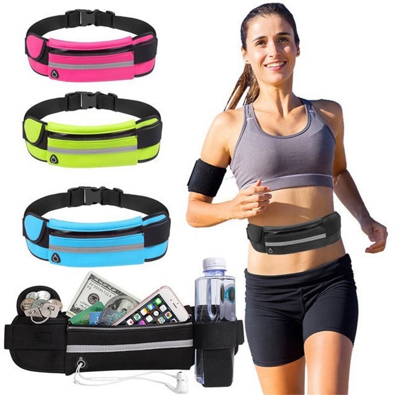 Unisex Sport Running Jogging Waist Belt - Waterproof, Adjustable Strap - image 1