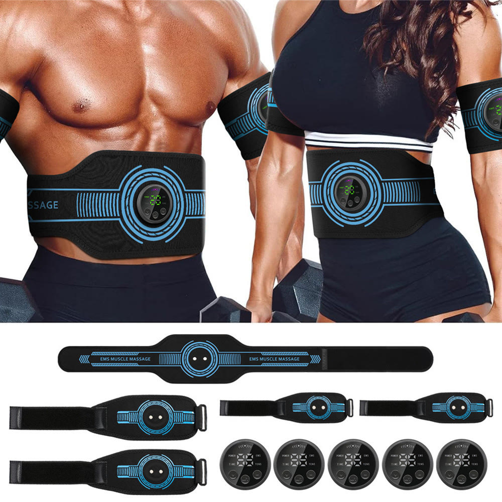 EMS Abdominal Toning Belt, Electric Muscle Stimulator for Abs Waist Arm Thigh Workout - image 2