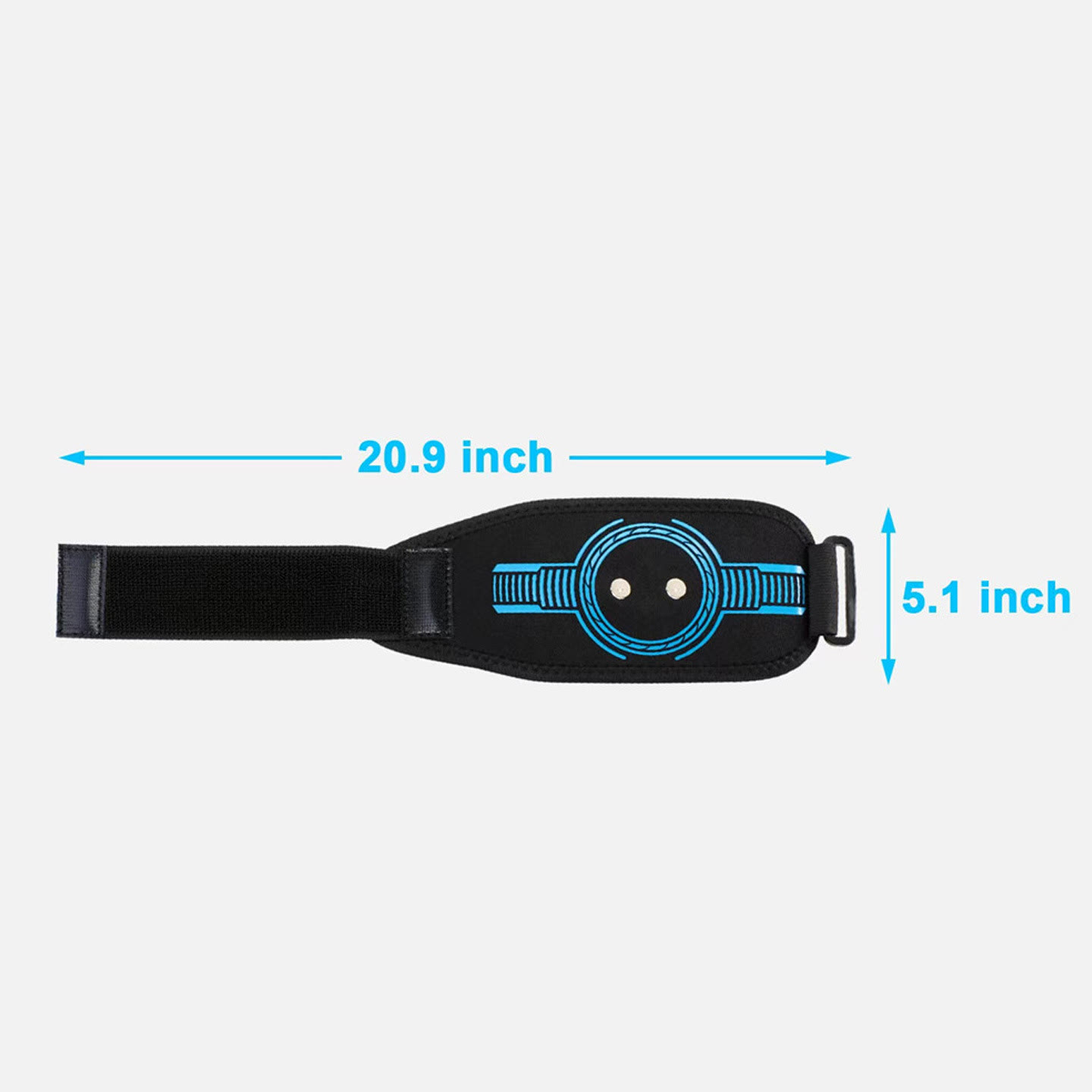 EMS Abdominal Toning Belt, Electric Muscle Stimulator for Abs Waist Arm Thigh Workout - leg band - image 14