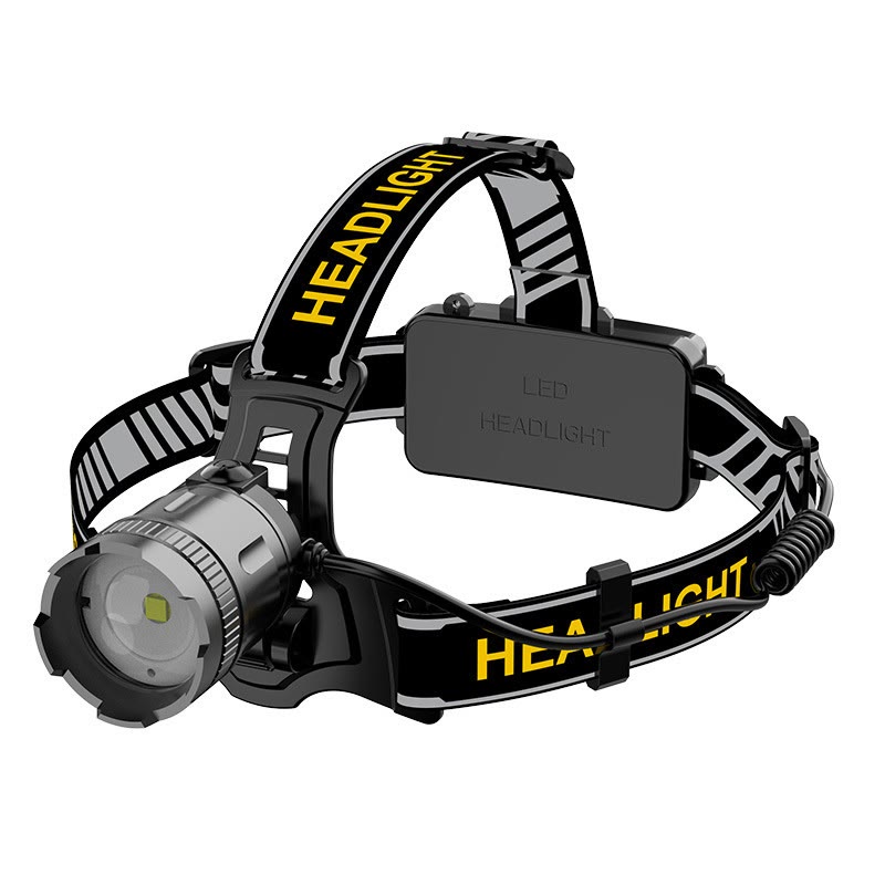 headlamp, rechargeable headlamp, super bright,  display light, hands-free flashlight, suitable for work, camping, running - image 1