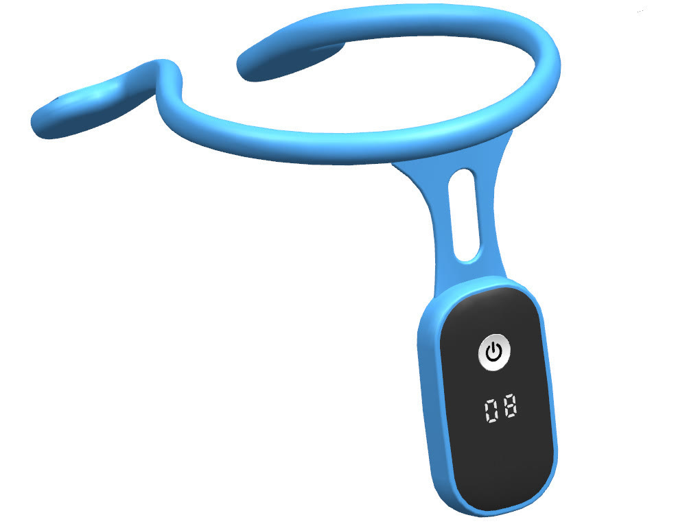 Smart posture correction device, angle monitoring, automatic sensor - Blue - image 10