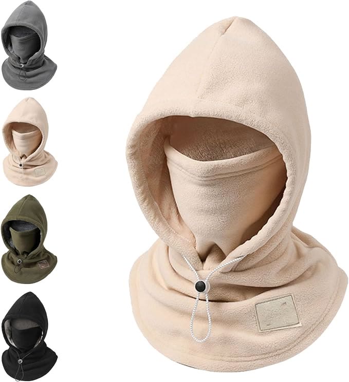 3-in-1 One-piece warm mask hat, Windproof Hat with Face Neck Ear Cover for outdoor Cycling - image 1