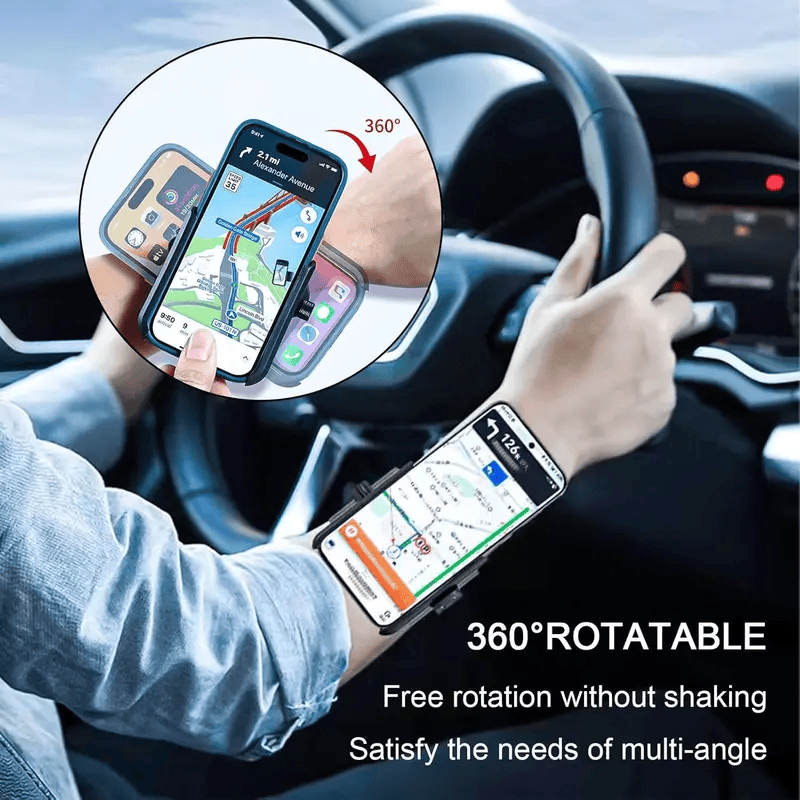 2PCS Adjustable Phone Wrist Armband Holder– 360° Rotatable, Quick-Release Sports Holder for Running & Gym - image 5