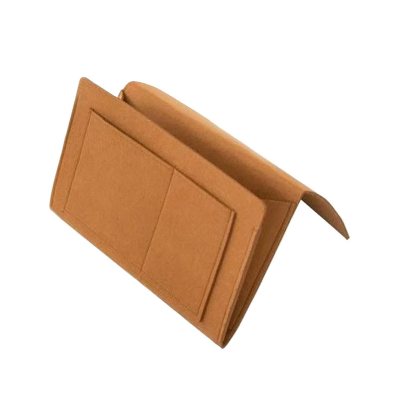 Bedside Caddy, 5 Pockets Felt Bedside Storage Organizer, Hanging Storage Organizer  - Coffee - 32*24*8cm - 🔥🔥BUY 3(Save $25) - image 9