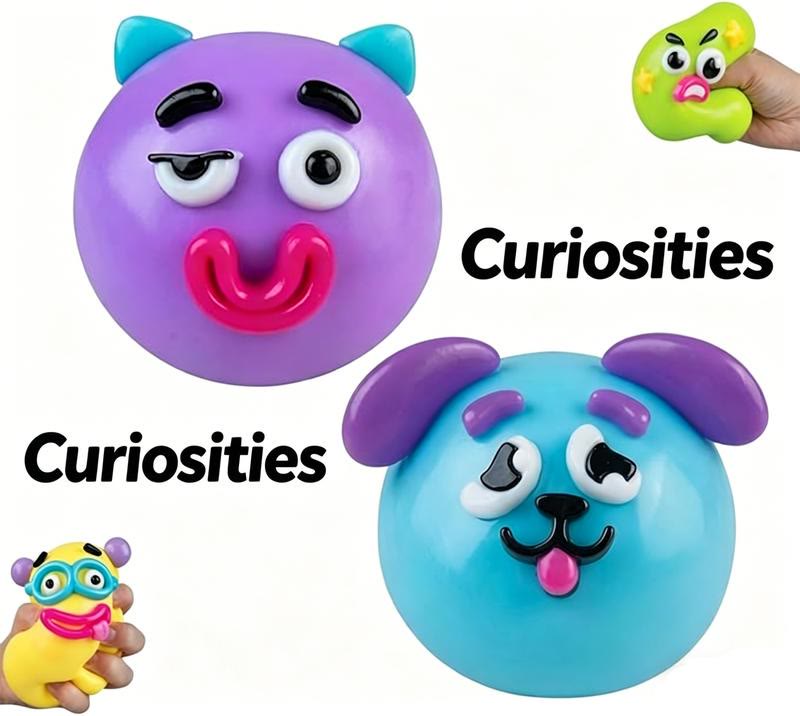  Dog Face Swap Squishy Soft Moldable Multisensory Stress Relief for Anxiety (5PCS) - image 4