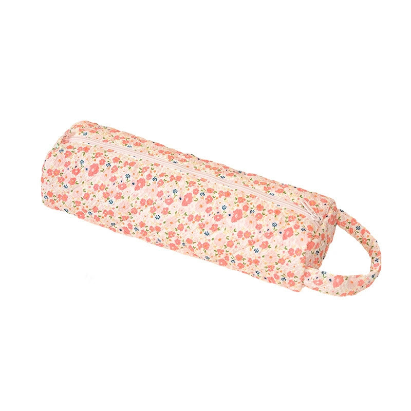 Quilted Multi‑Purpose Storage Bag, Portable Zipper Cosmetic Makeup Pouch with Handle - M - image 19