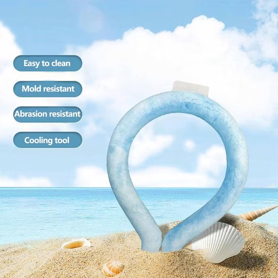 🔥Summer Neck Cooling Tube Portable Ice Ring Neck Cooler