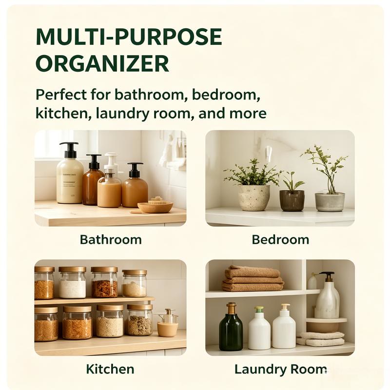 Woven Cotton 3-Tier Over-the-Door Basket, Wall-Mounted Bathroom  Storage Organizer - image 5