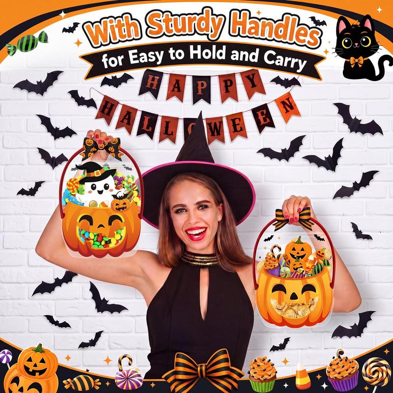 Halloween Goodie Bags Plastic Candy Bag Trick or Treat Bags - image 6