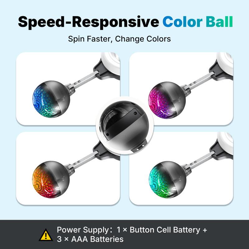 360° Gyroscopic Wrist Trainer with Digital Counter for Grip & Forearm Strength - image 7
