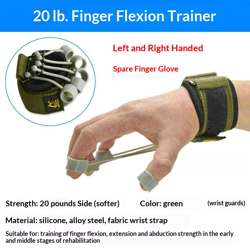 Finger Flexion & Extension Trainer, Hand Rehabilitation & Strength Exerciser - 20 lbs - image 15