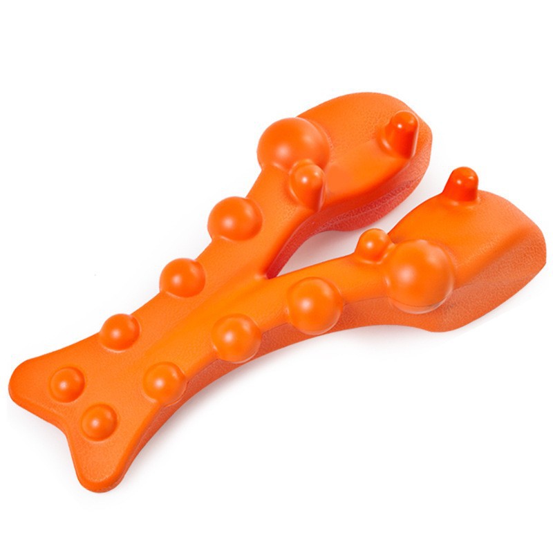 Cervical & Lumbar Massage Pillow - Shiatsu Trigger Point Therapy for Pain Relief - Orange cervical pillow - image 1