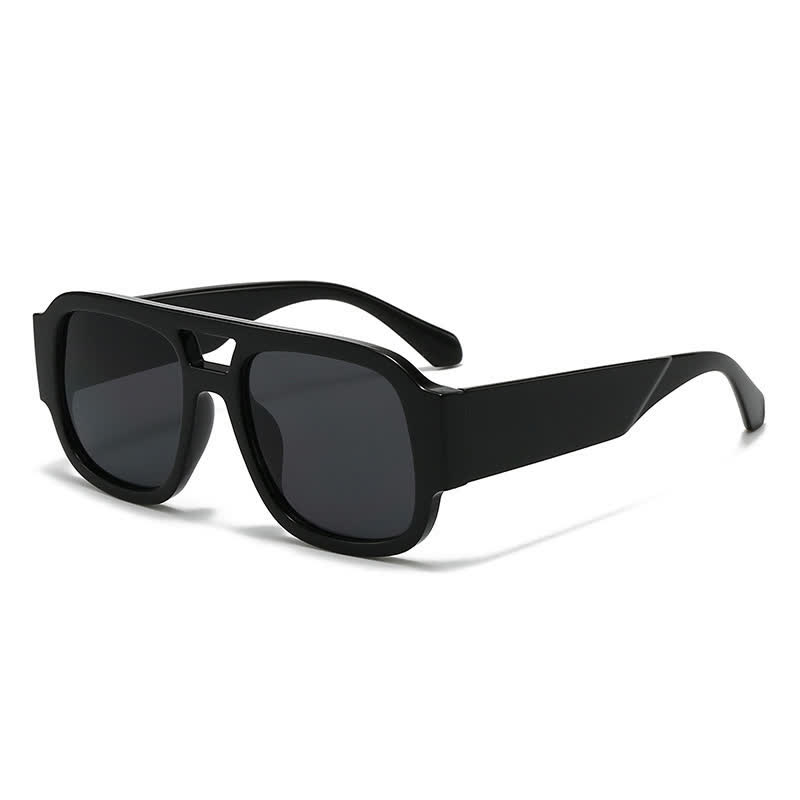 Spykay™ SG61016 Square Frame Double Bridges Classic Thick Sunglasses - image 8
