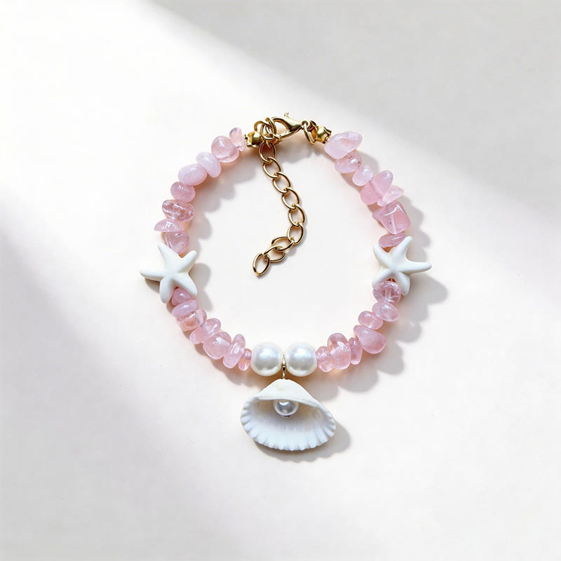 Beach Shell And Starfish Handmade Bracelet - 9 - 15-20cm - image 16