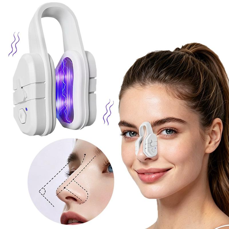 Adjustable Nose Bridge Shaper, Nose Clip, Portable Non-Invasive Nose Slimming Tool - White - image 1