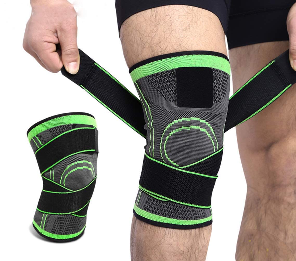 Knee Brace for Knee Pain Relief, Compression Knee Sleeves with Patella Gel Pad & Side Stabilizers - image 4