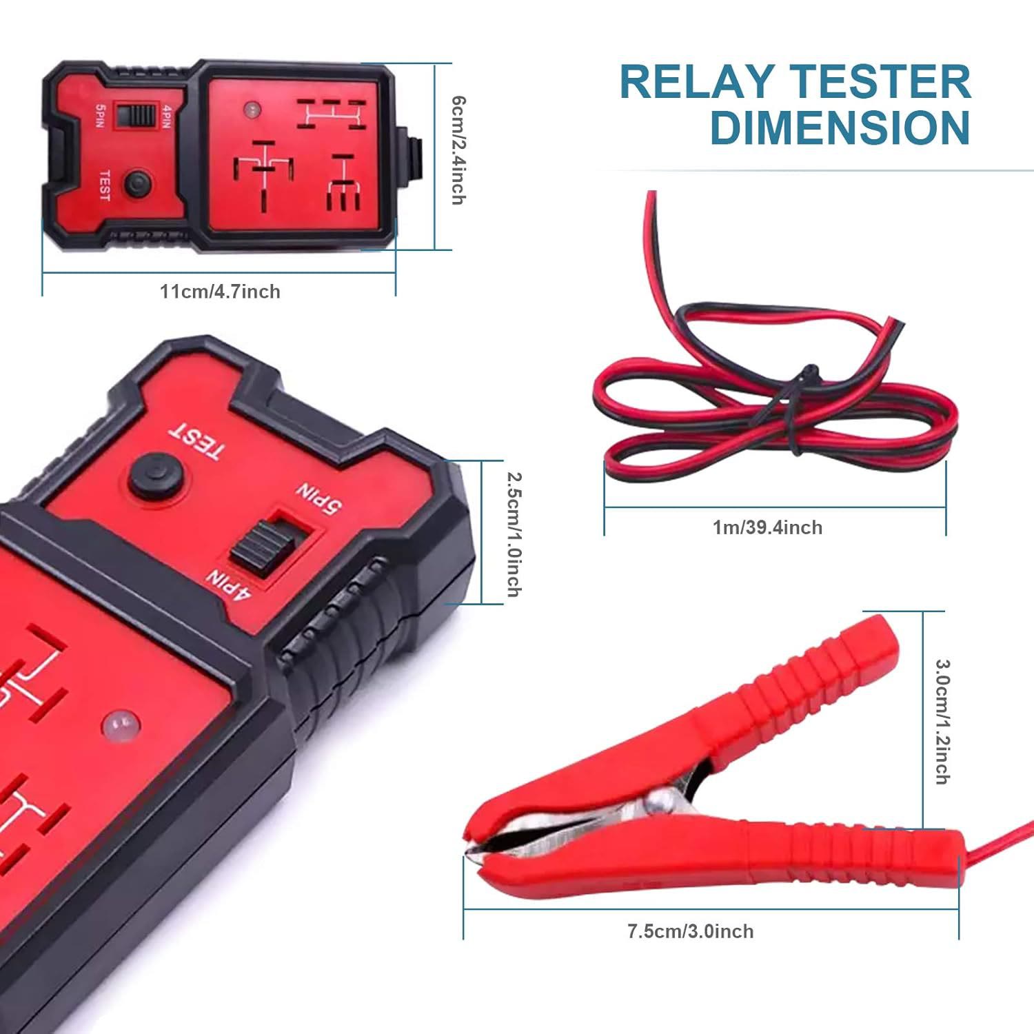 Automotive Relay Tester Tool for summer, 12V/24V Car Relay Tester - image 4