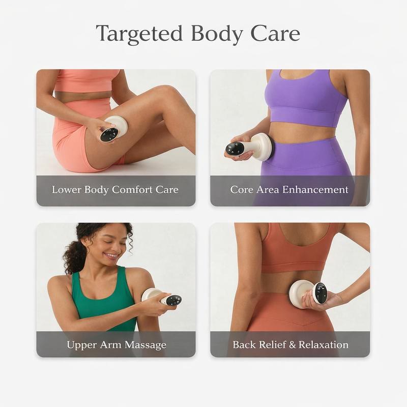 3 in 1 Electric Handheld Body Massager with Heat & Vibration - image 7