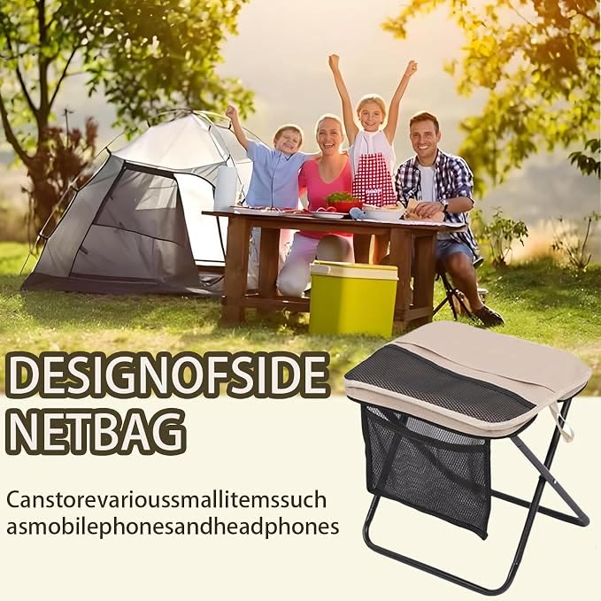 Compact Portable Folding Chair - Ultra-Lightweight All-Weather Camping Accessory - image 6
