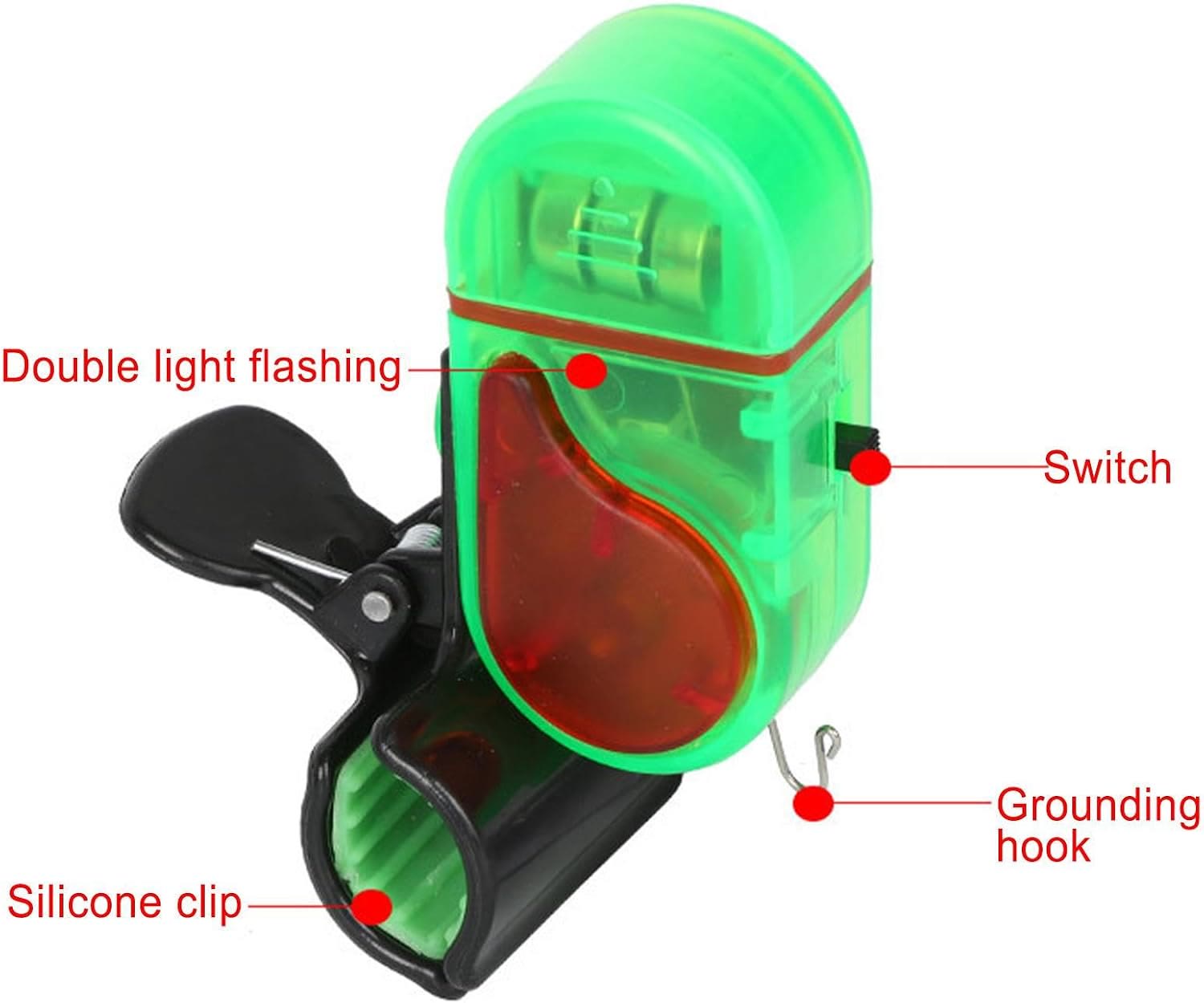 2 PCS Fishing Bite Alarm with Led Light, Bite Alarms for Fishing Poles - image 7