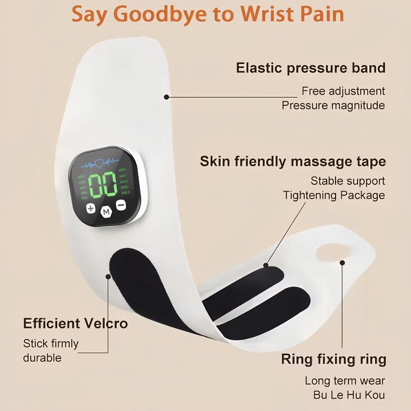 EMS Wrist Hand Massager, 10 Modes 29 Levels Pain Relief Device - image 4