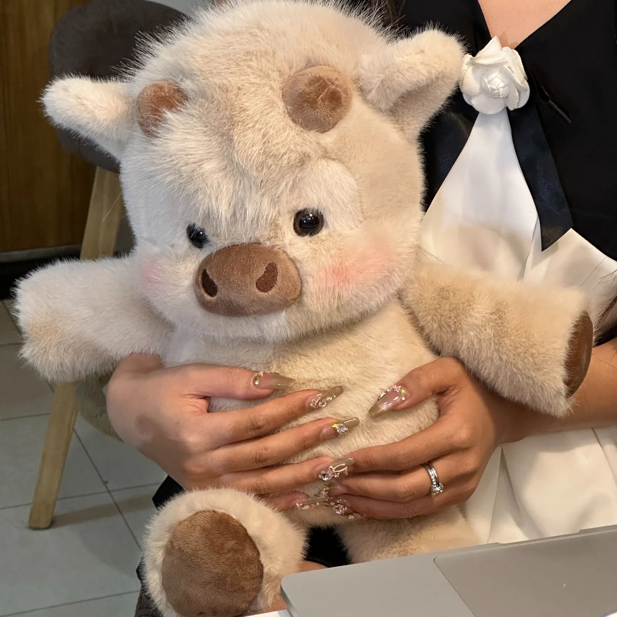 Fluffy Highland Cow Plush