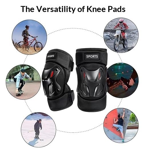 Sports Knee Pads - Duty Protective Gear for Cycling, Skateboarding & Outdoor Activities - image 5