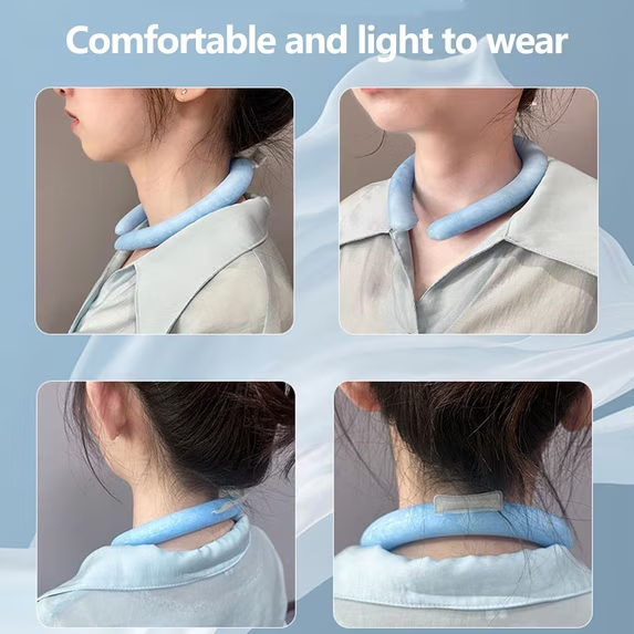 🔥Summer Neck Cooling Tube Portable Ice Ring Neck Cooler