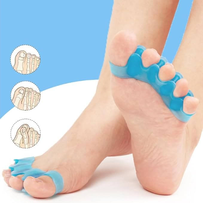 4PCS Gel Toe Separators for Bunion Relief, Washable Hallux Valgus Corrector & Hammer Toe Spacer - image 6