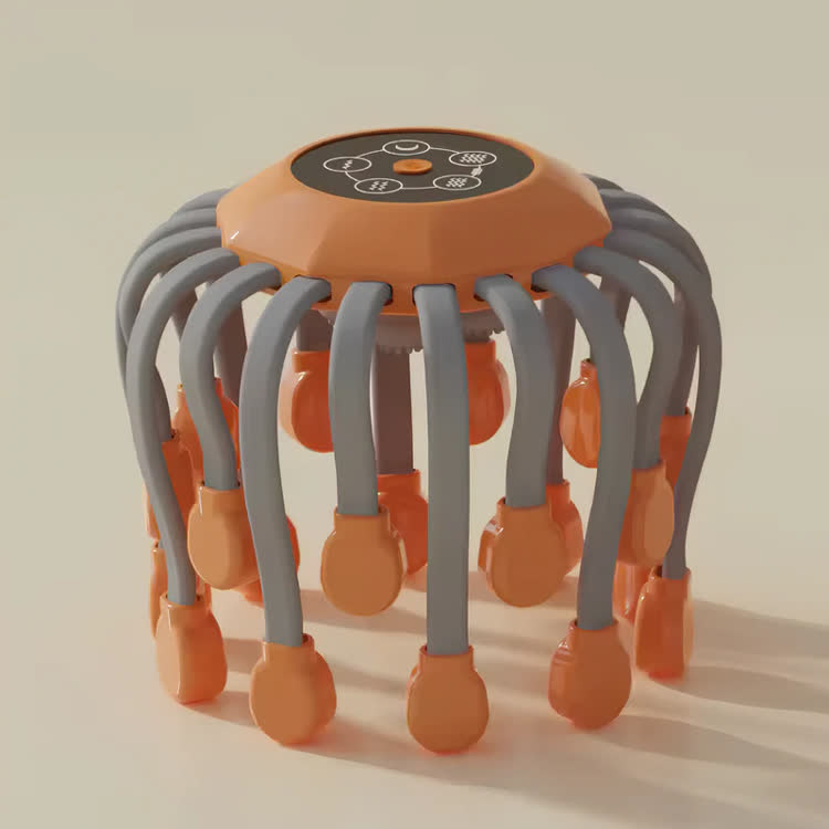 Deep Relaxation Octopus Tentacle Head Massager - image 5