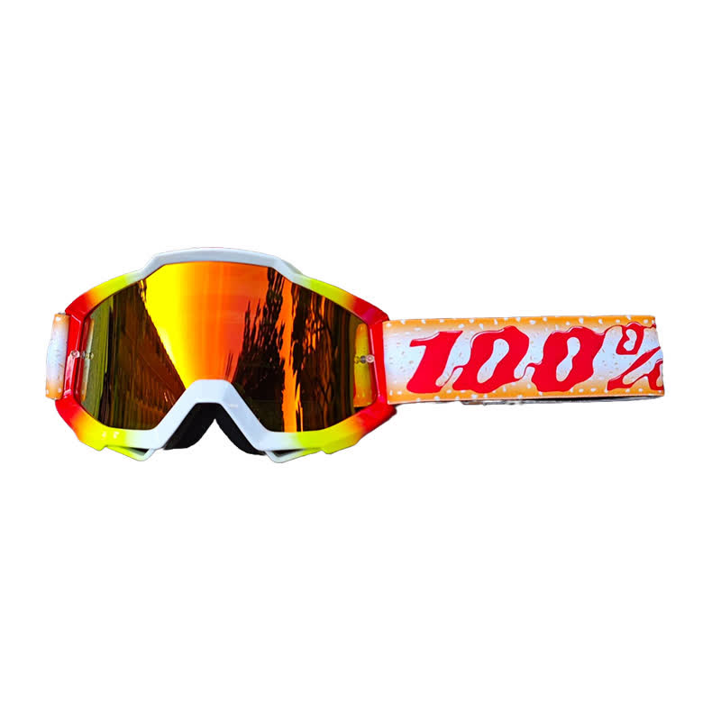 Spykay™ SG61024 100% donut Windproof Ski Goggles Motorcycle Goggles for Men Women  - Red - image 6