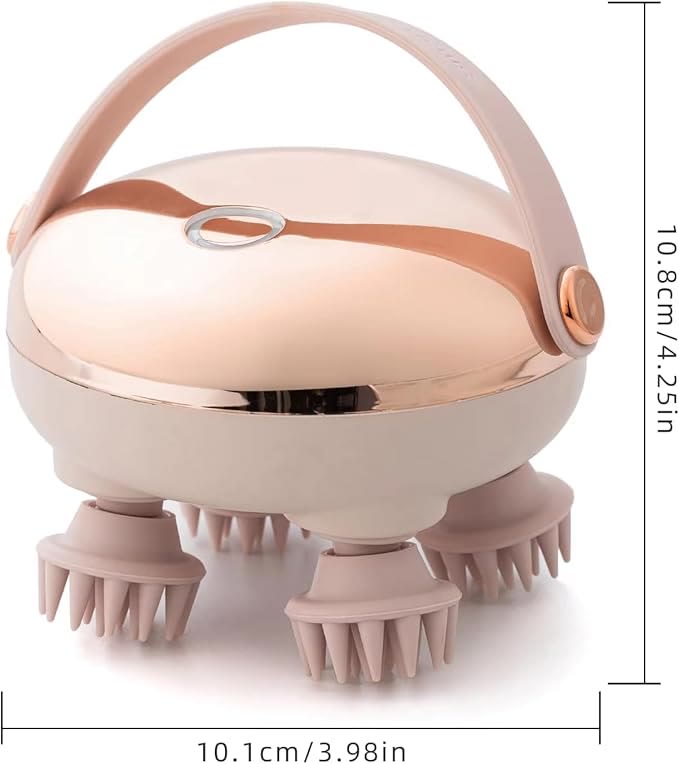 Handheld Head Massager,Full Body Portable Massager,Wet & Dry Use - image 4