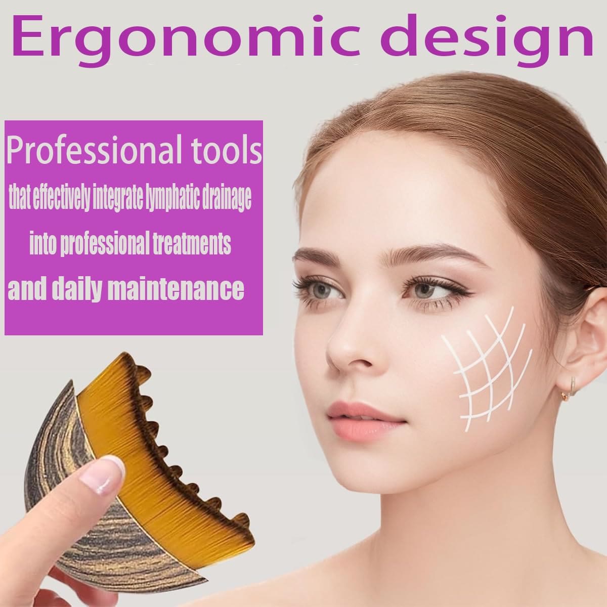 💥Buy 1 get 1 free 💥New Lymphatic Contour Face Brush for Sculpting - image 4