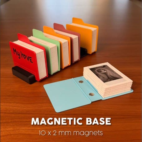 Retro Desktop Instant Photo Album For Instax Mini, Desktop Photo Organiserunique Gift - image 4