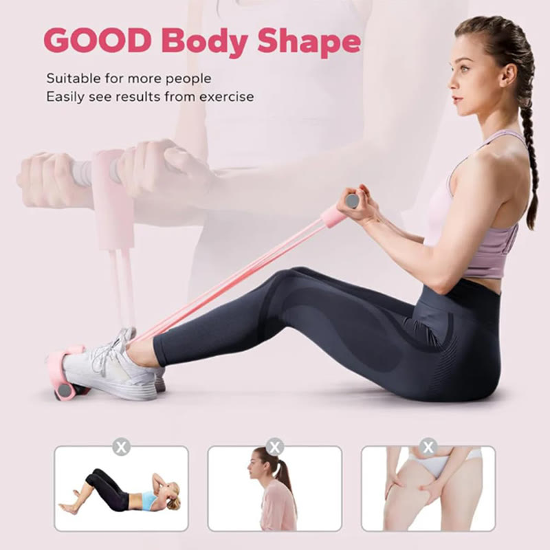 Pedal Resistance Bands With Handles, 6-tube Elastic Yoga Pedal Puller - image 10
