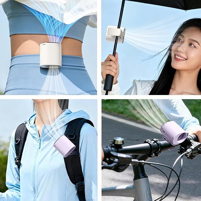 2026 Semiconductor Cooling Car Clip On Fan - 360° Rotation, 199 Speeds Adjustable - image 8
