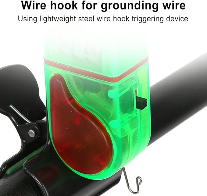 2 PCS Fishing Bite Alarm with Led Light, Bite Alarms for Fishing Poles - image 4