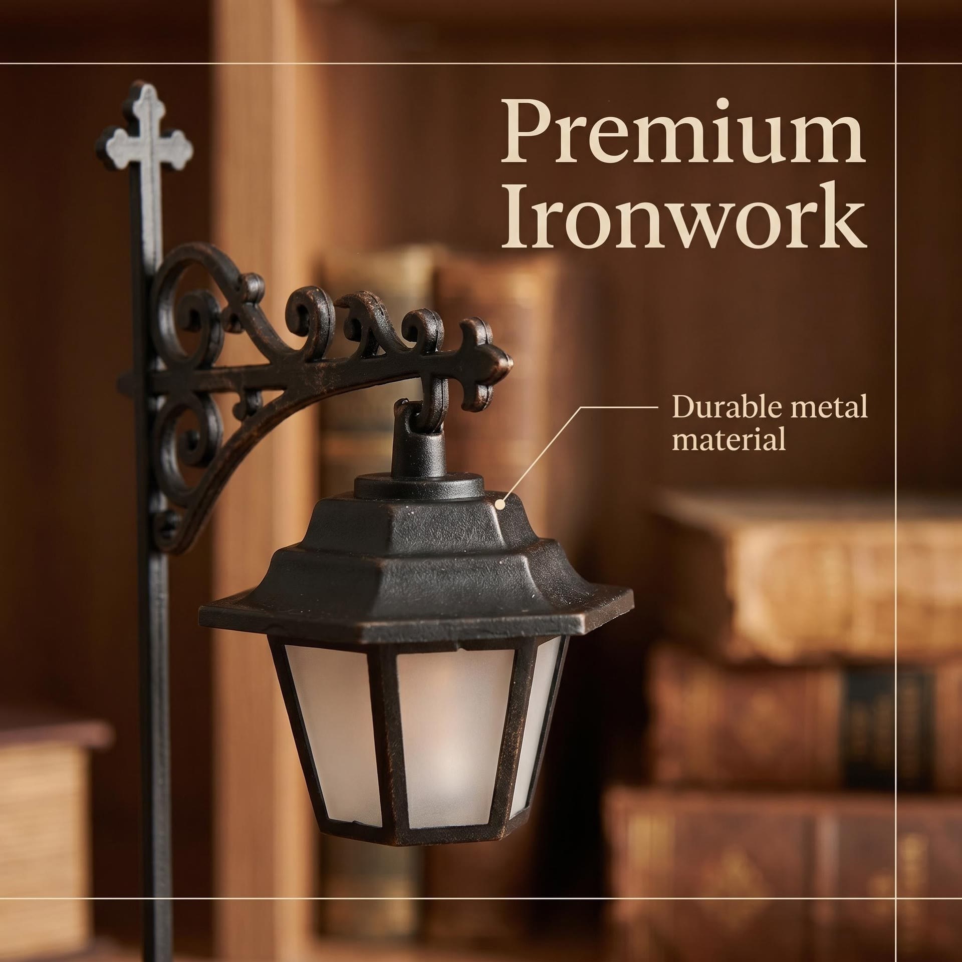 Library Lantern-Decorative Bookshelf Lighting - image 4