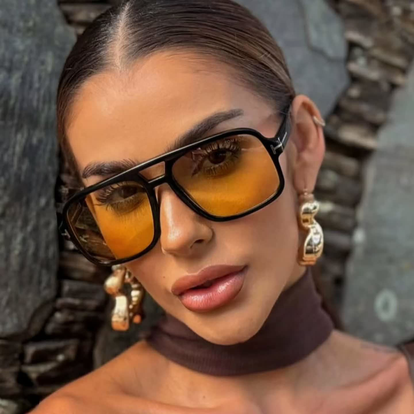 Spykay™ SG60710 Double Bridges Retro-Vintage Aviator Sunglasses - image 13