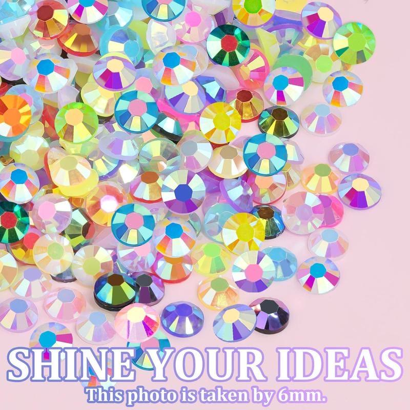 42000Pcs 42Colors 3mm Jelly Flatback RhinestonesBedazzling Kit with Nail Art, Shoes & DlY - image 5