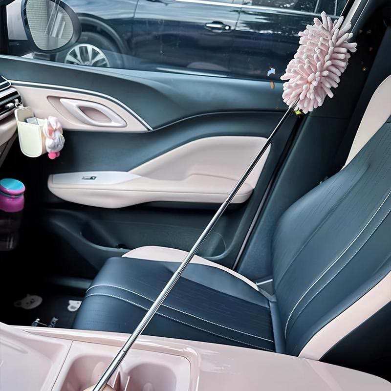 Mini Car Duster Brush, Extendable Microfiber Dusting Tool - image 4