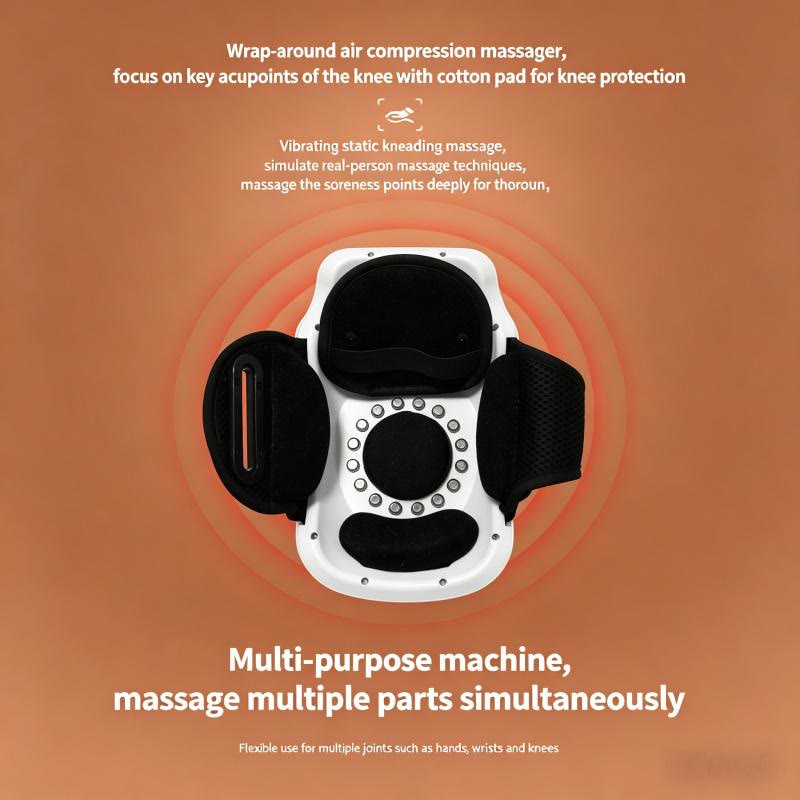 Infrared hot compress therapy device knee massager,home massage, Lightweight - image 4